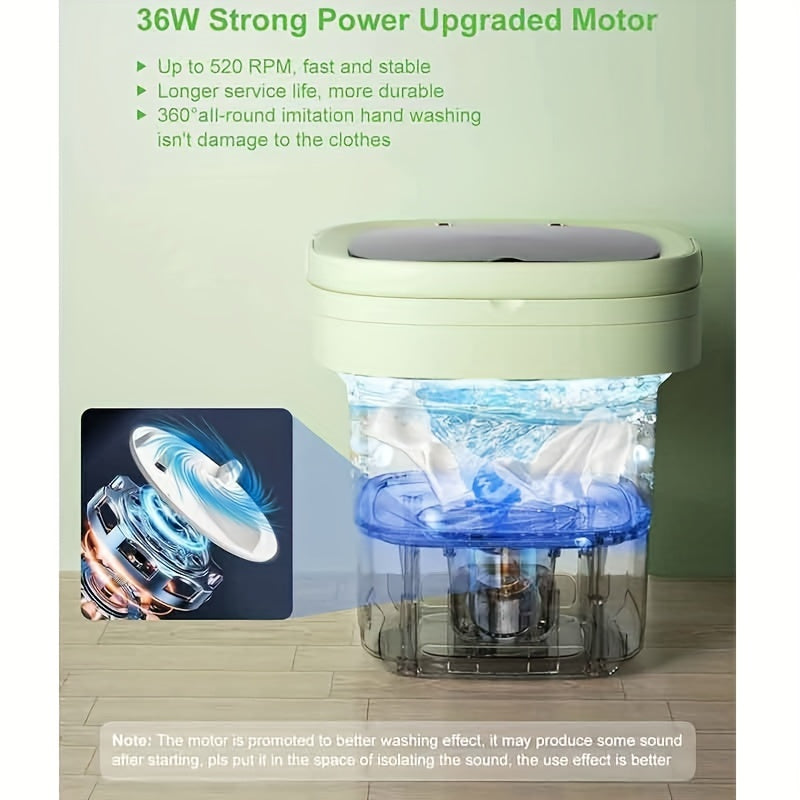 Portable Washing Machine, 3.43gal Large Capacity Laundry Washer