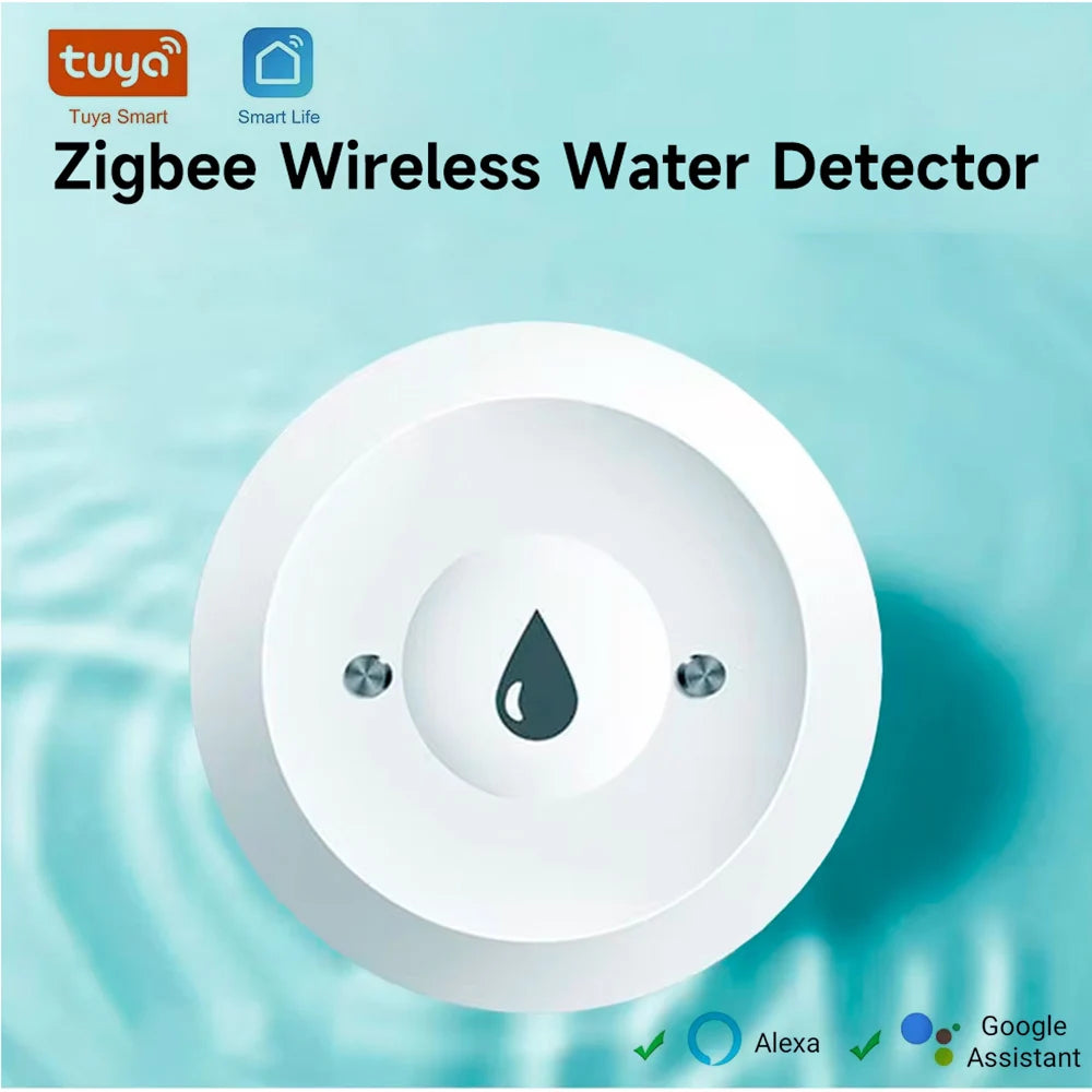 ZigBee Smart Water Sensor Leak Detector Flood Water Leakage Alarm