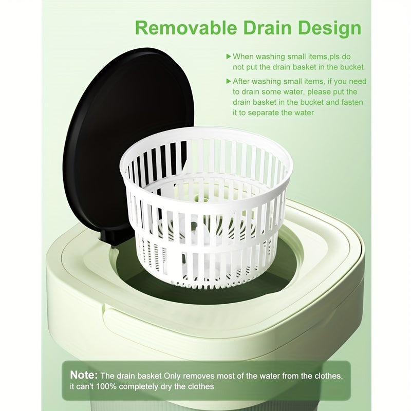 Portable Washing Machine, 3.43gal Large Capacity Laundry Washer