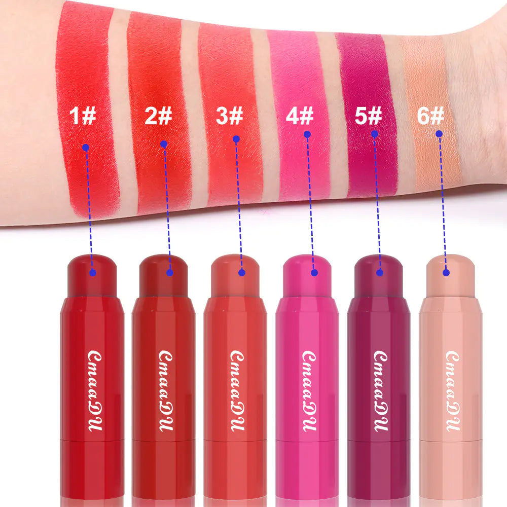 CmaaDu 6 Color Blush Lipstick Eyeshadow Set