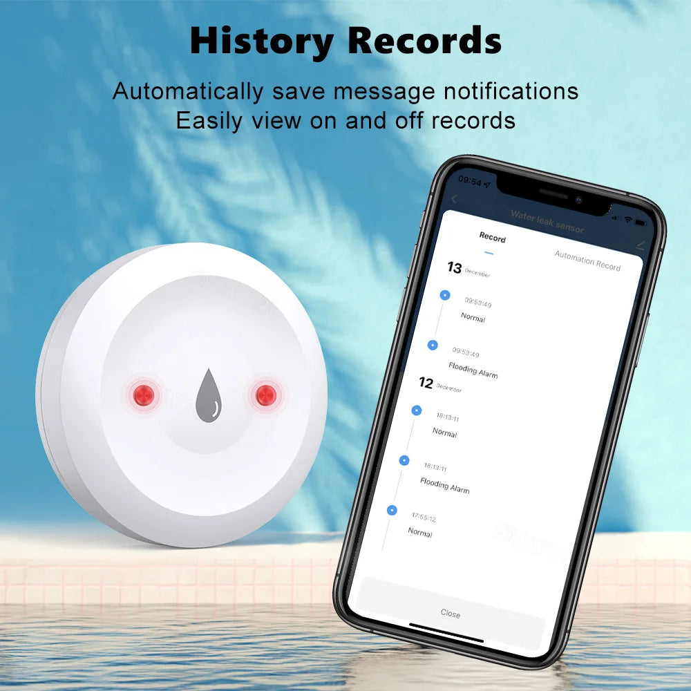 Tuya Smart for Zigbee Water Sensor Flood Water Leakage Detector