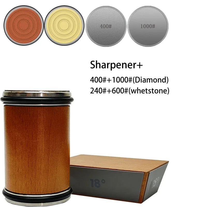 Diamond Sharpening Stone Rolling Knife Sharpener with15/18/20/22°Degree