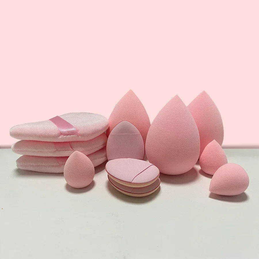 11/12Pcs Beauty Cosmetic Puff Makeup Sponge Variety Foundation Sponges