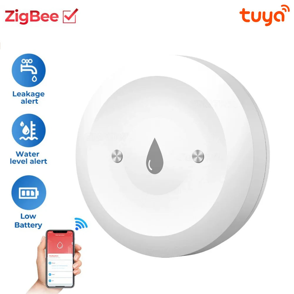 Tuya Smart for Zigbee Water Sensor Flood Water Leakage Detector