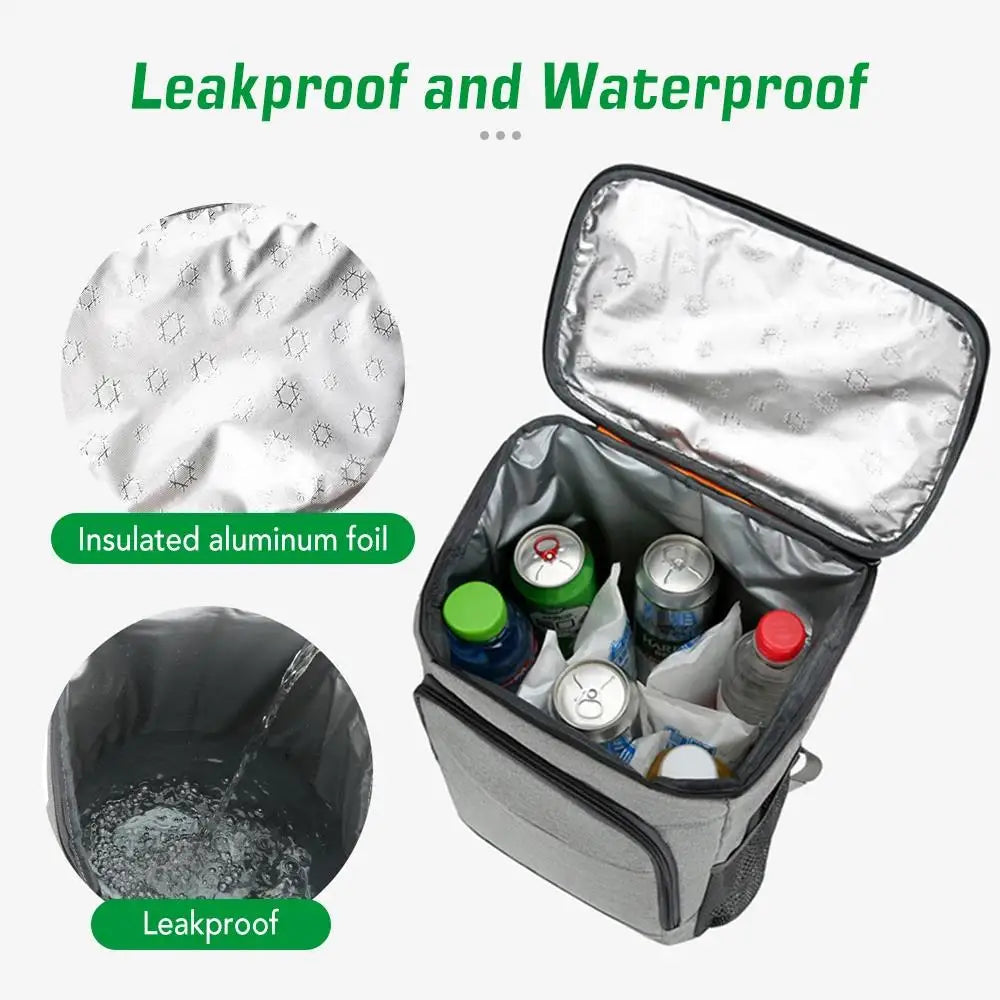 30L Cooler Backpack Leakproof Insulated Lunch Bag