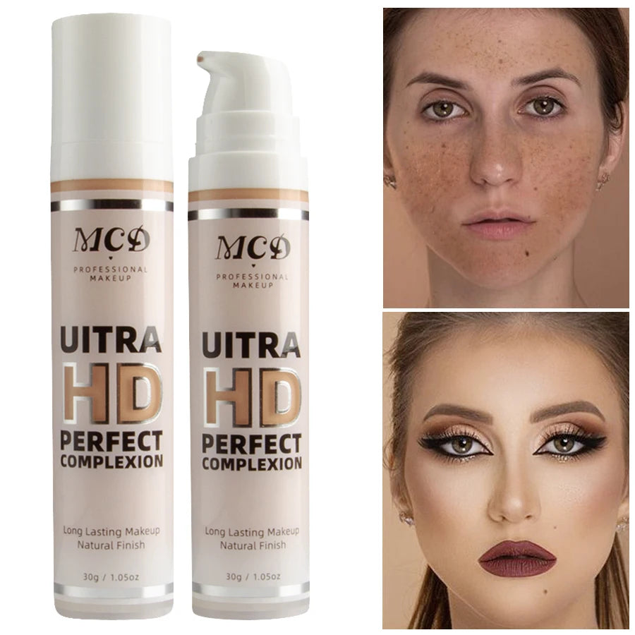 9 Shade Full Coverage Concealer Liquid Foundation makeup high coverage