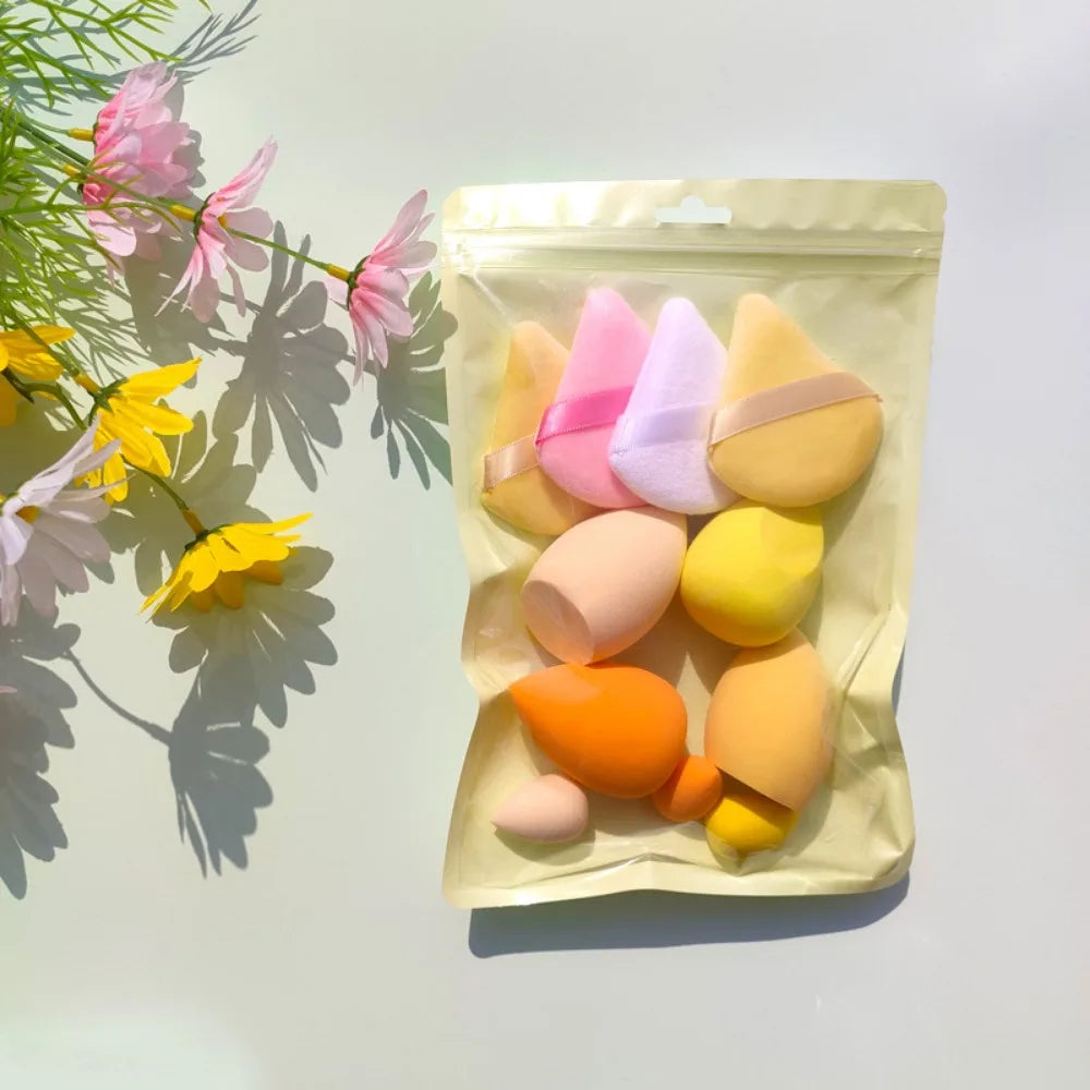 11/12Pcs Beauty Cosmetic Puff Makeup Sponge Variety Foundation Sponges