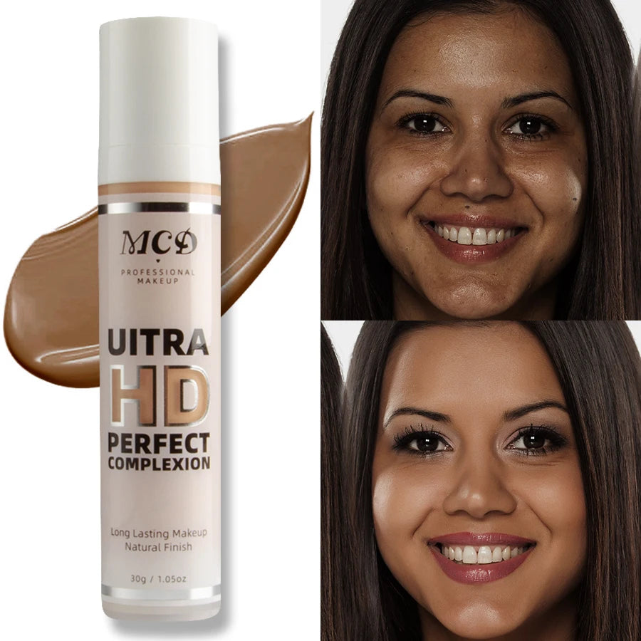 9 Shade Full Coverage Concealer Liquid Foundation makeup high coverage