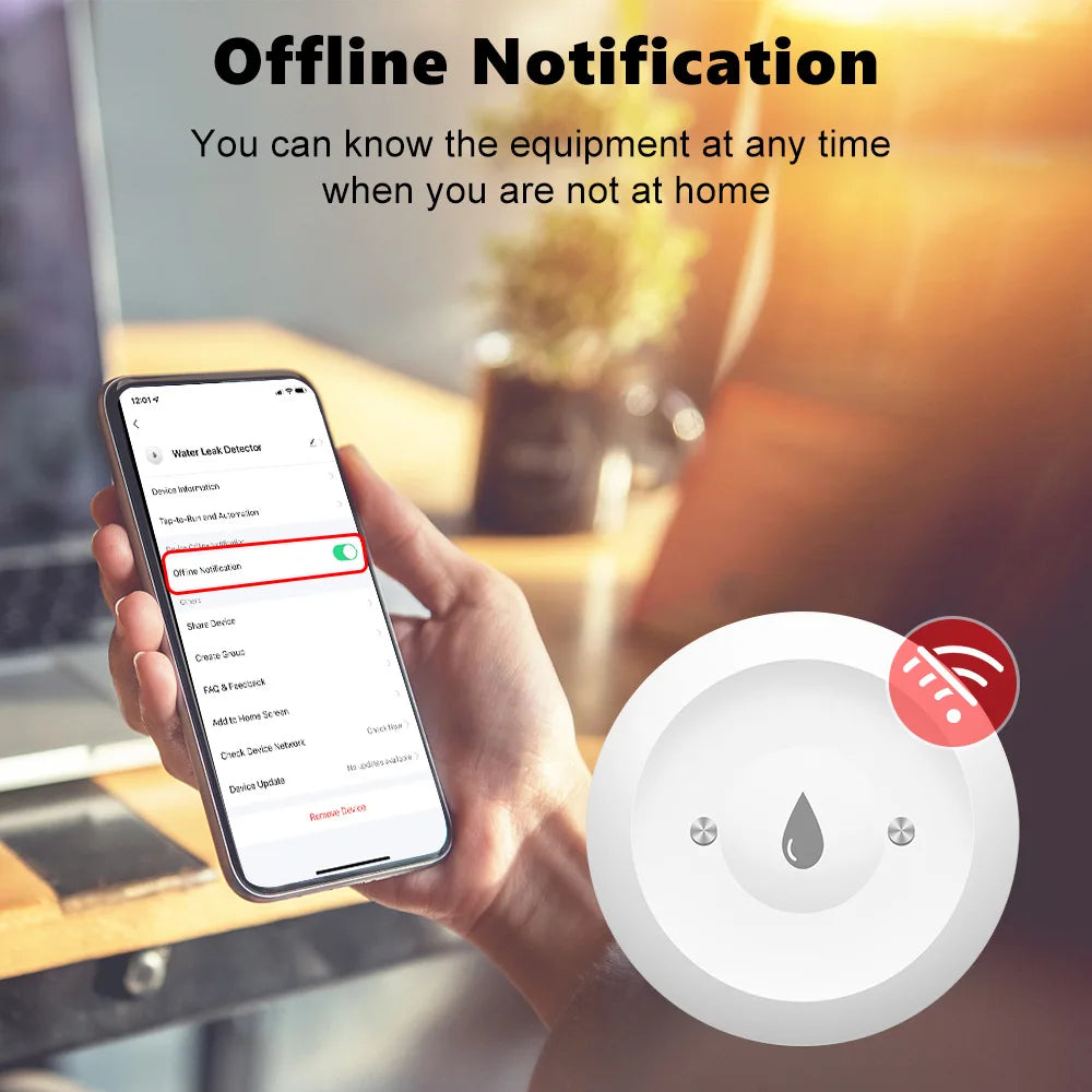 Tuya Smart for Zigbee Water Sensor Flood Water Leakage Detector
