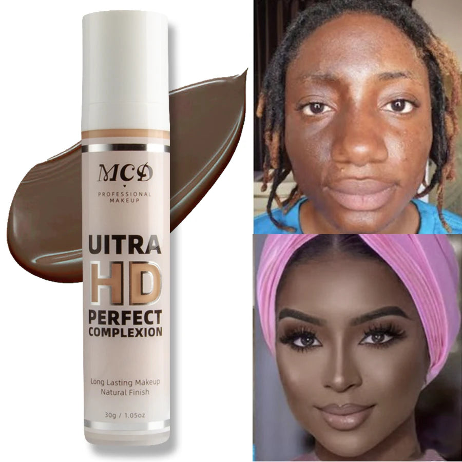 9 Shade Full Coverage Concealer Liquid Foundation makeup high coverage