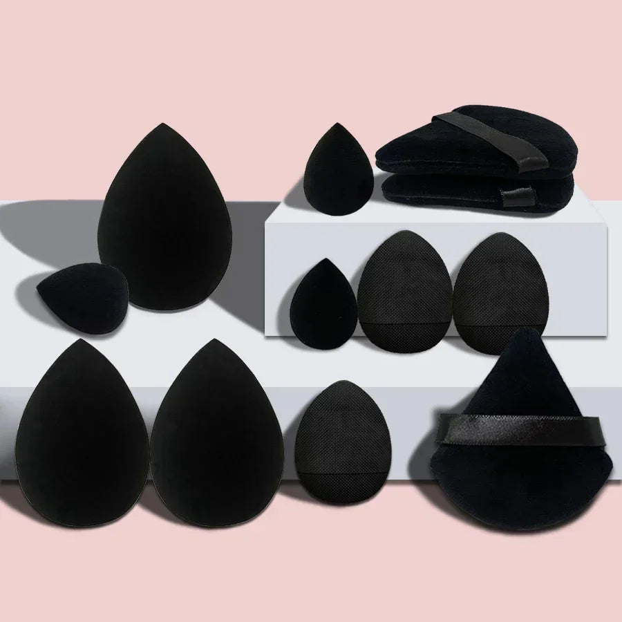 11/12Pcs Beauty Cosmetic Puff Makeup Sponge Variety Foundation Sponges
