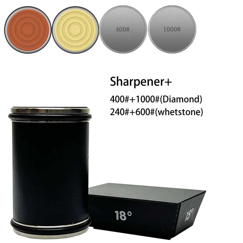 Diamond Sharpening Stone Rolling Knife Sharpener with15/18/20/22°Degree