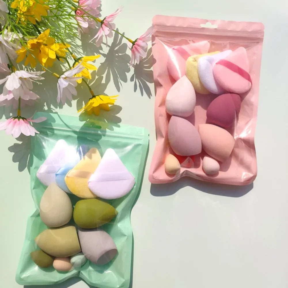 11/12Pcs Beauty Cosmetic Puff Makeup Sponge Variety Foundation Sponges