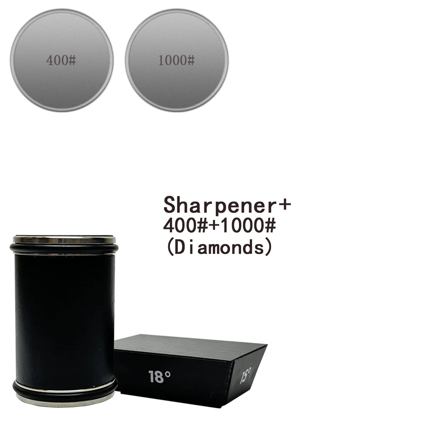 Diamond Sharpening Stone Rolling Knife Sharpener with15/18/20/22°Degree