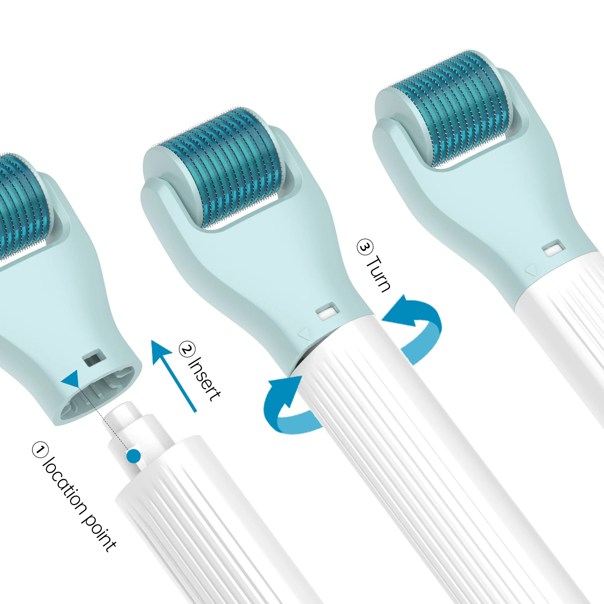 10 In 1 Dermarool Multifunction Microneedle Kit Face Massager
