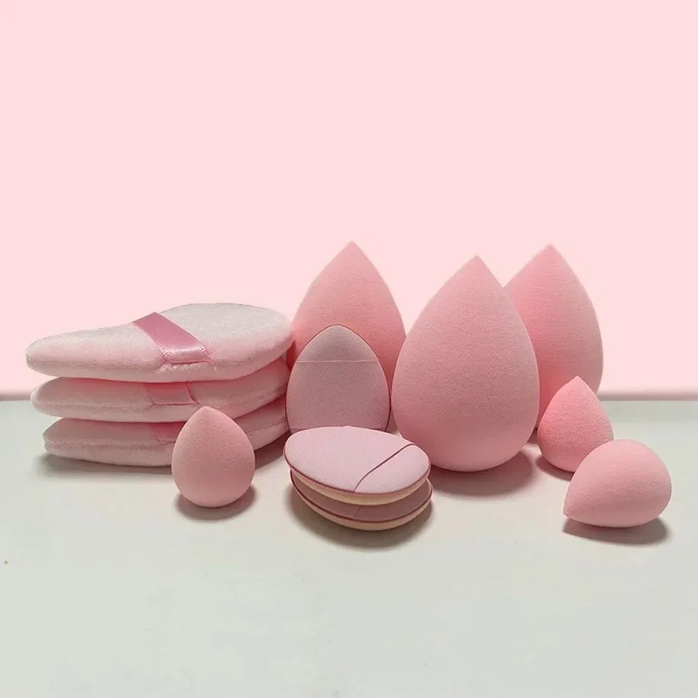 11/12Pcs Beauty Cosmetic Puff Makeup Sponge Variety Foundation Sponges