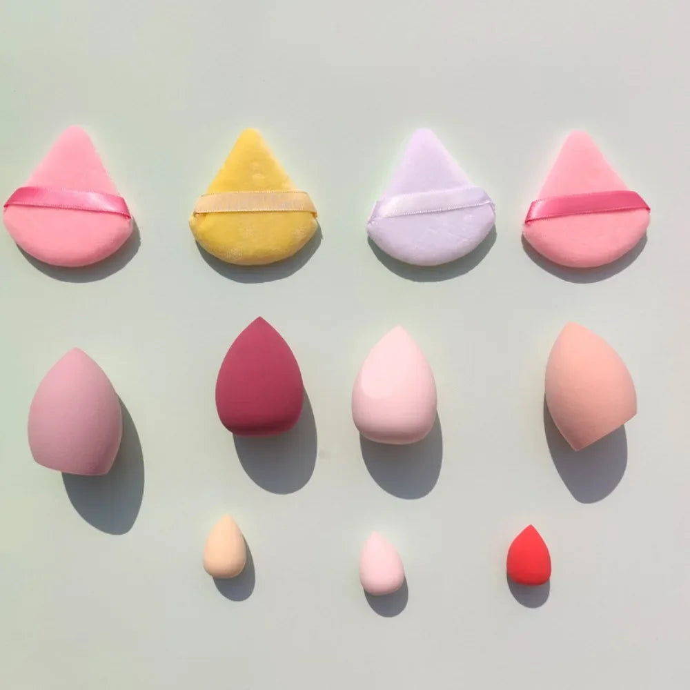 11/12Pcs Beauty Cosmetic Puff Makeup Sponge Variety Foundation Sponges