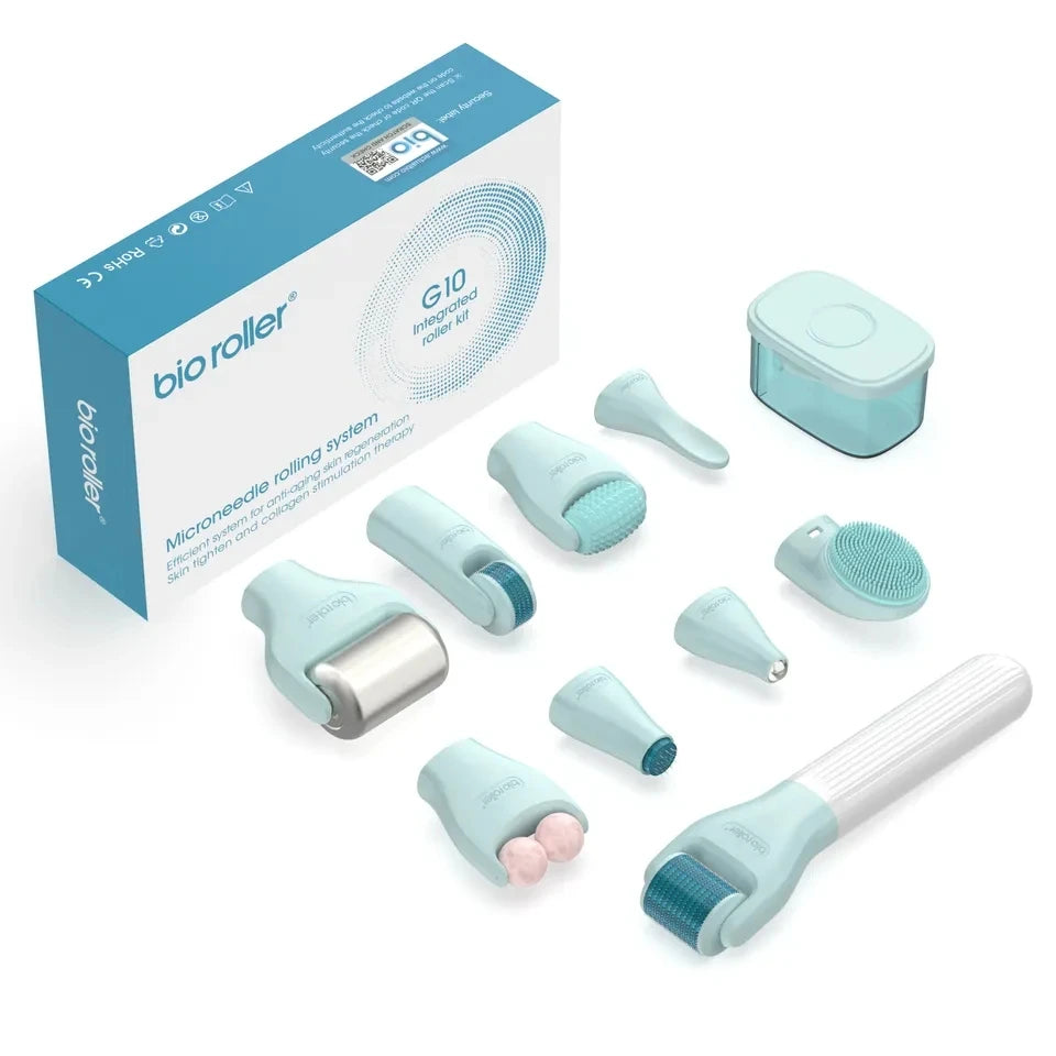 10 In 1 Dermarool Multifunction Microneedle Kit Face Massager