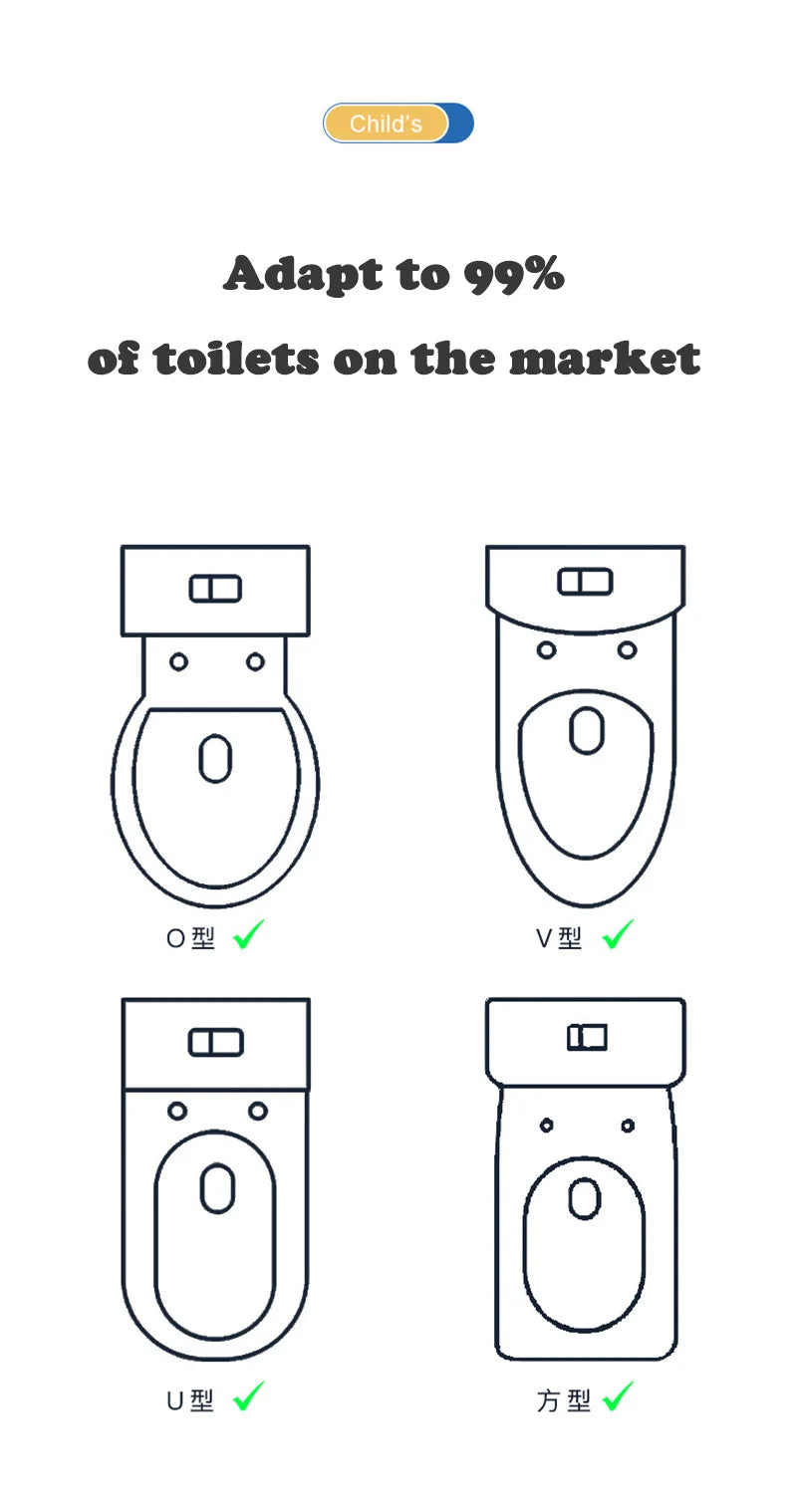 Newly Upgraded Portable Toilet Seat Children's Pot