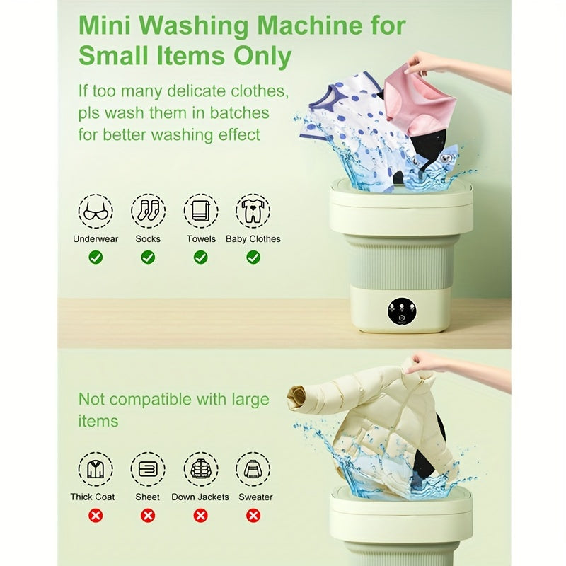 Portable Washing Machine, 3.43gal Large Capacity Laundry Washer