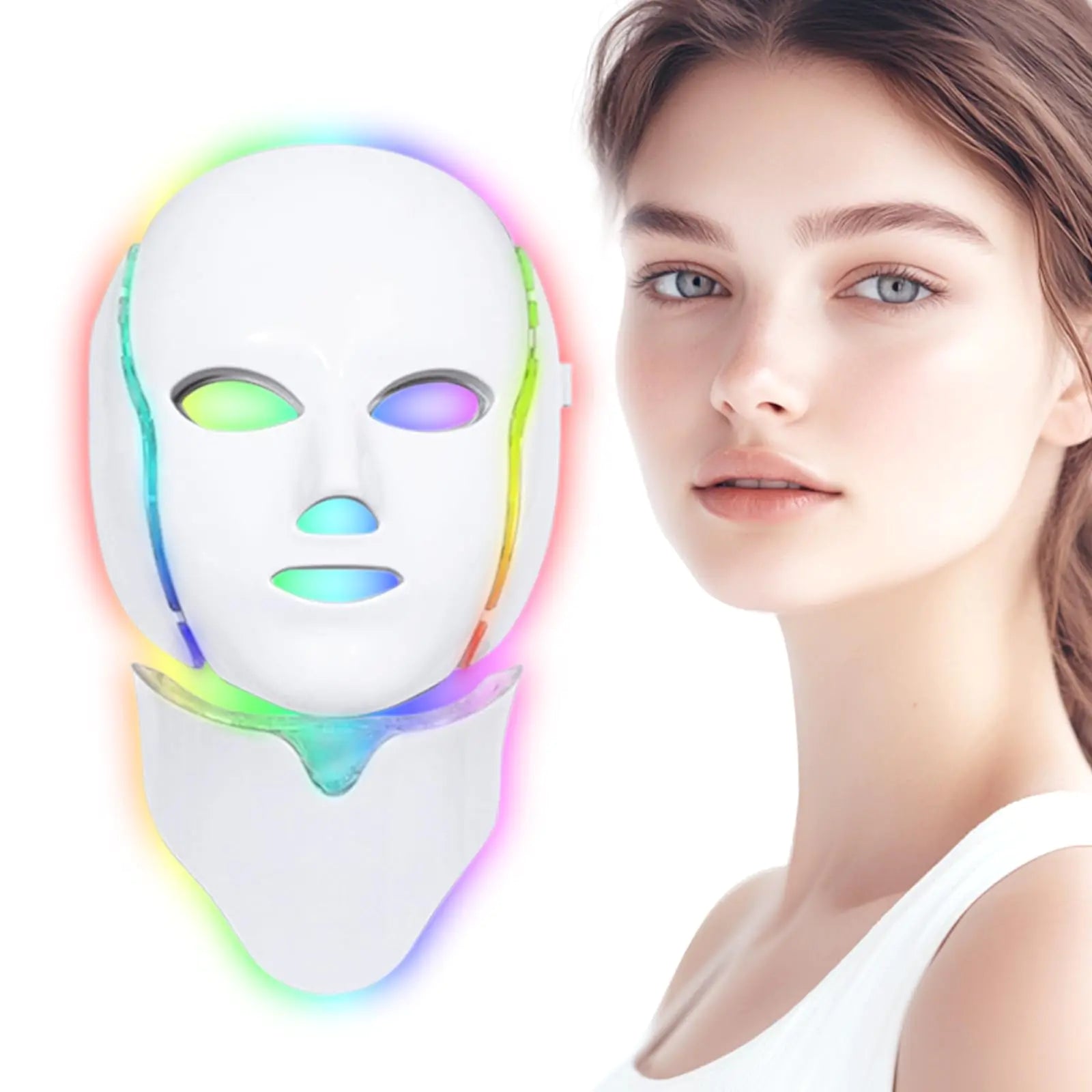 Yahi Led Face Mask Light Therapy Red Light Therapy for Face