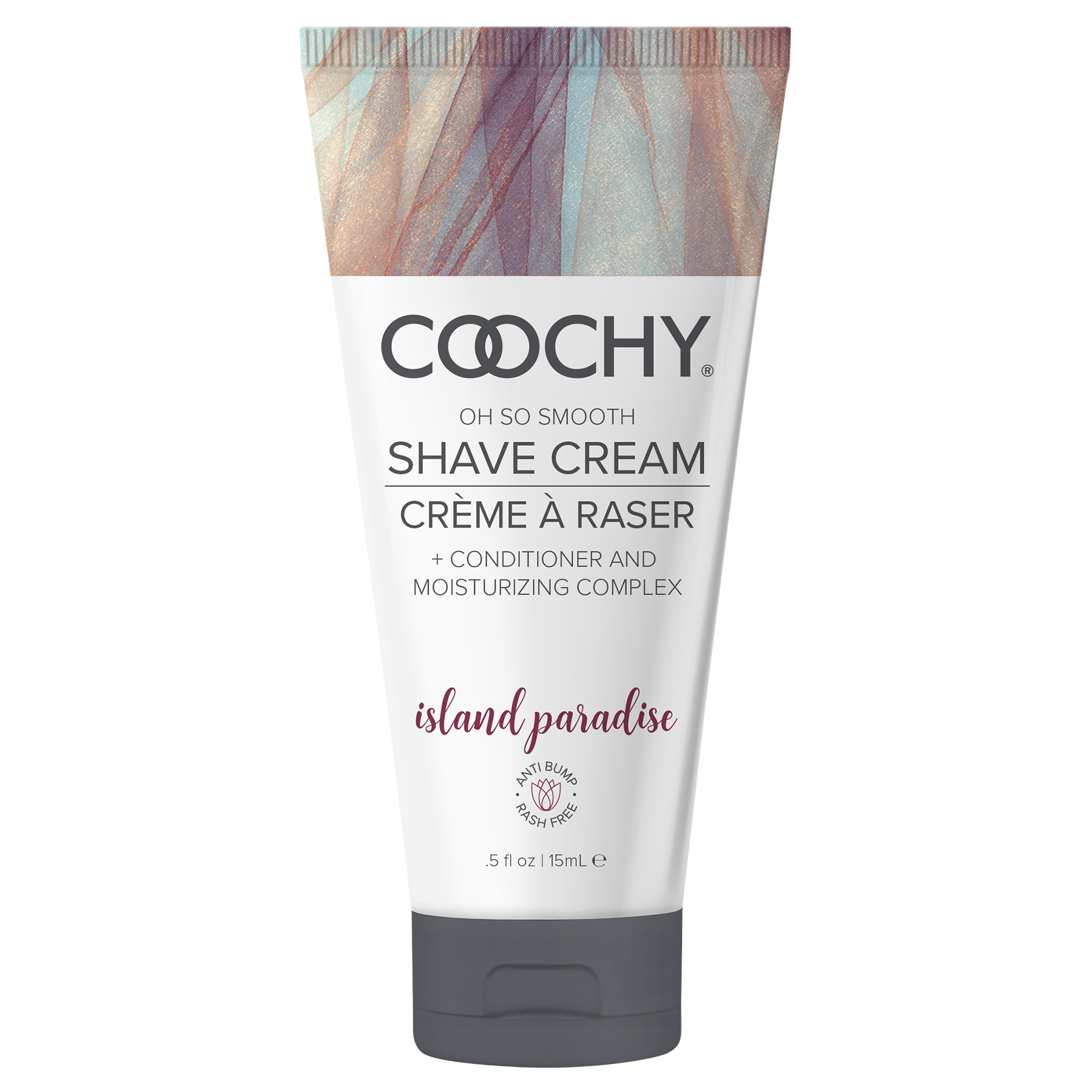 Coochy Shave Cream - ISLAND PARADISE tube 0.5oz / 15ml