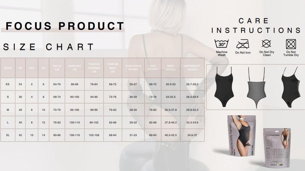 HARNESS BODY SIGNATURE - S - BLACK