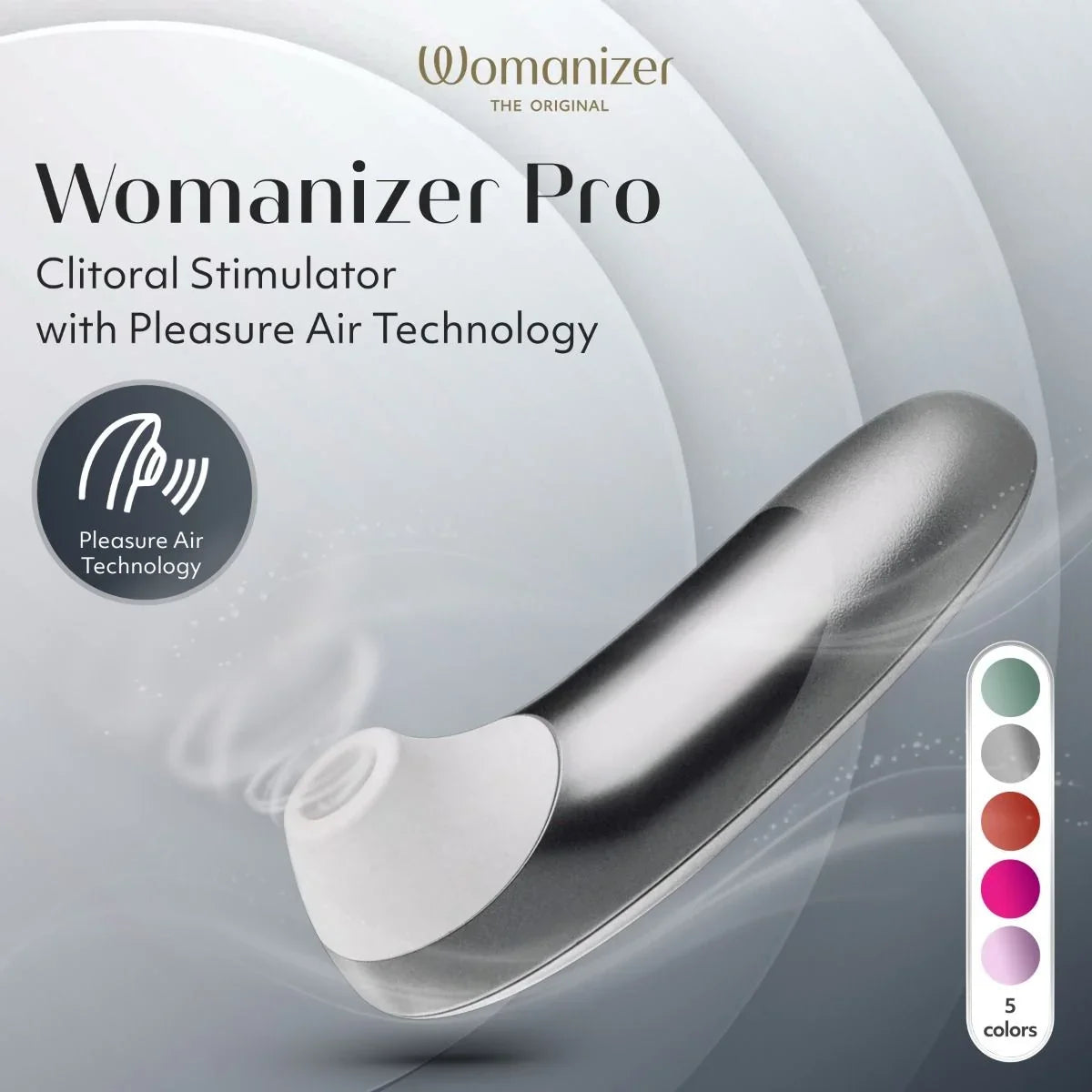 Womanizer Pro - Gris Argenté