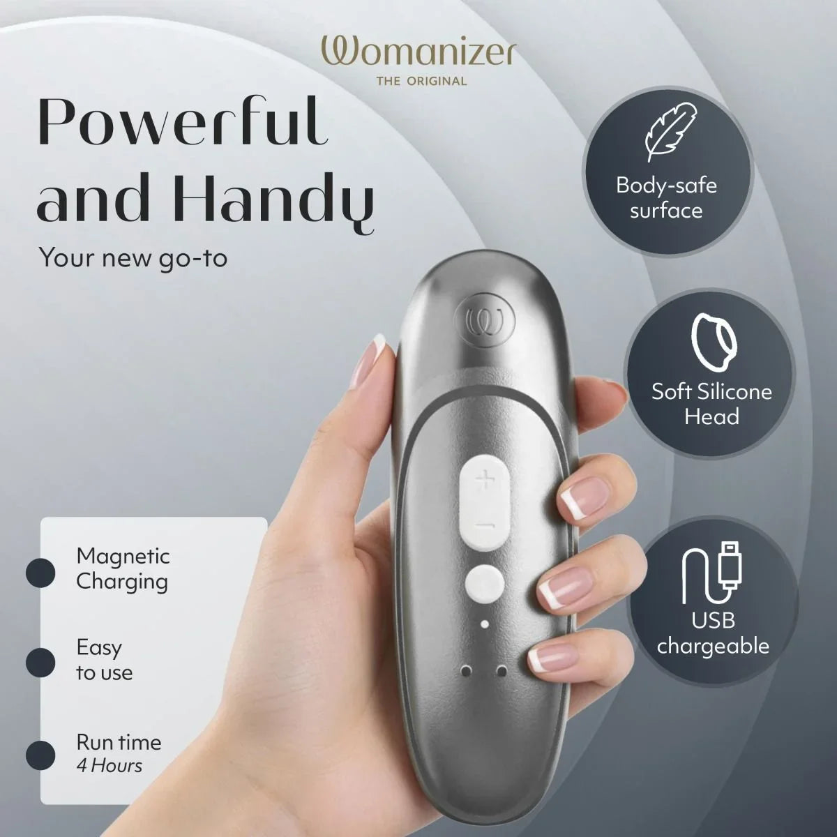 Womanizer Pro - Gris Argenté