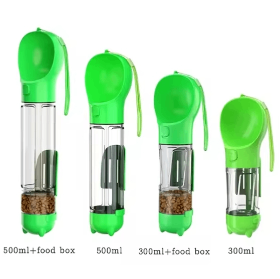 3-in-1 Portable Dog Water Bottle and Food Dispenser - Roliac
