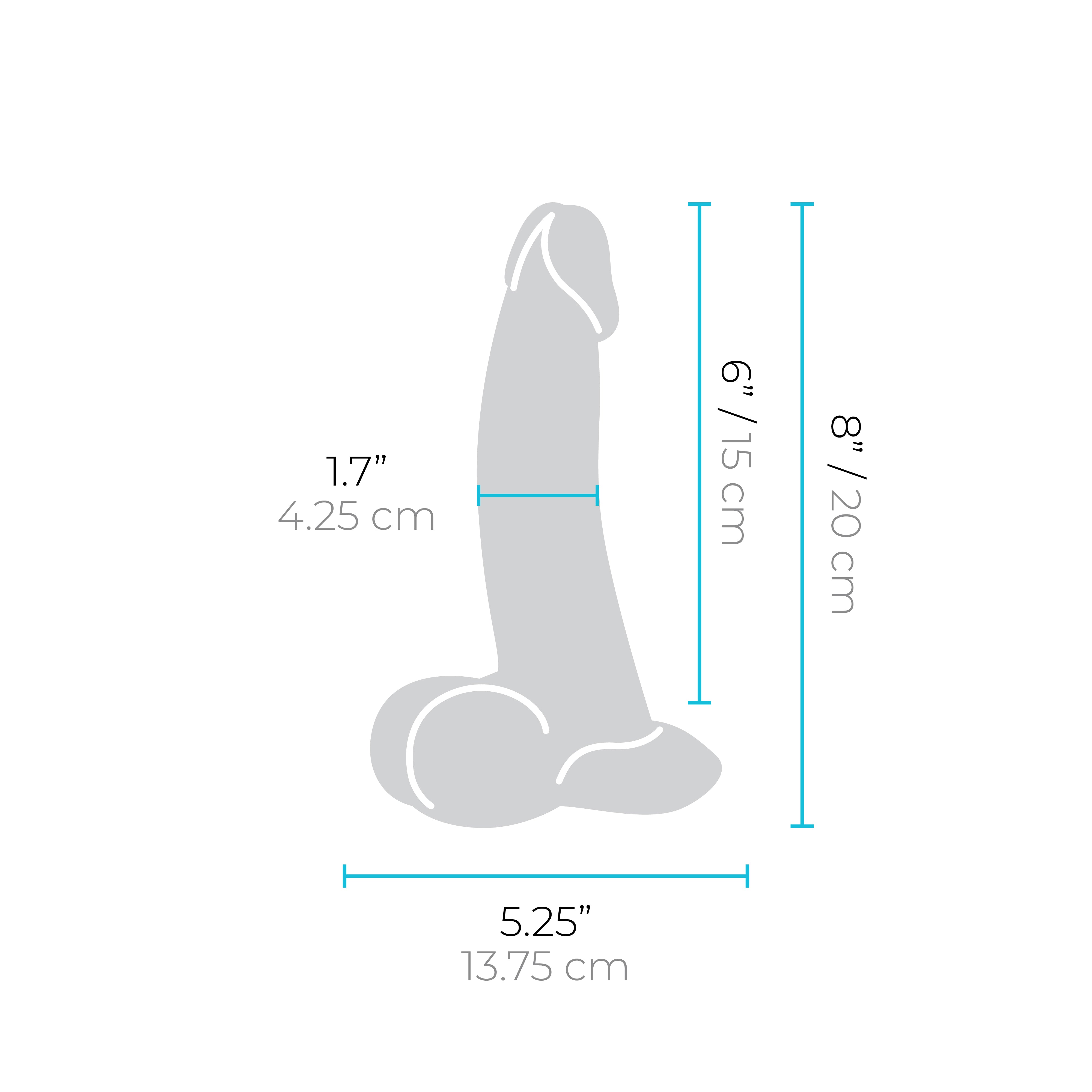 Dildo de silicona realista Slipskin - 8