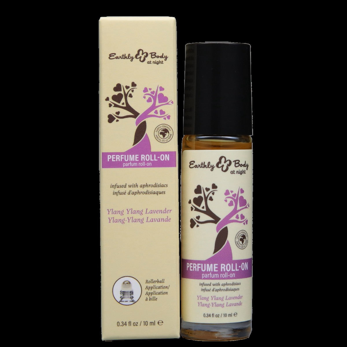 At Night Roll-on Perfume Aphrodisiac Ylang Ylang Lavender 0.34oz / 10ml - Roliac