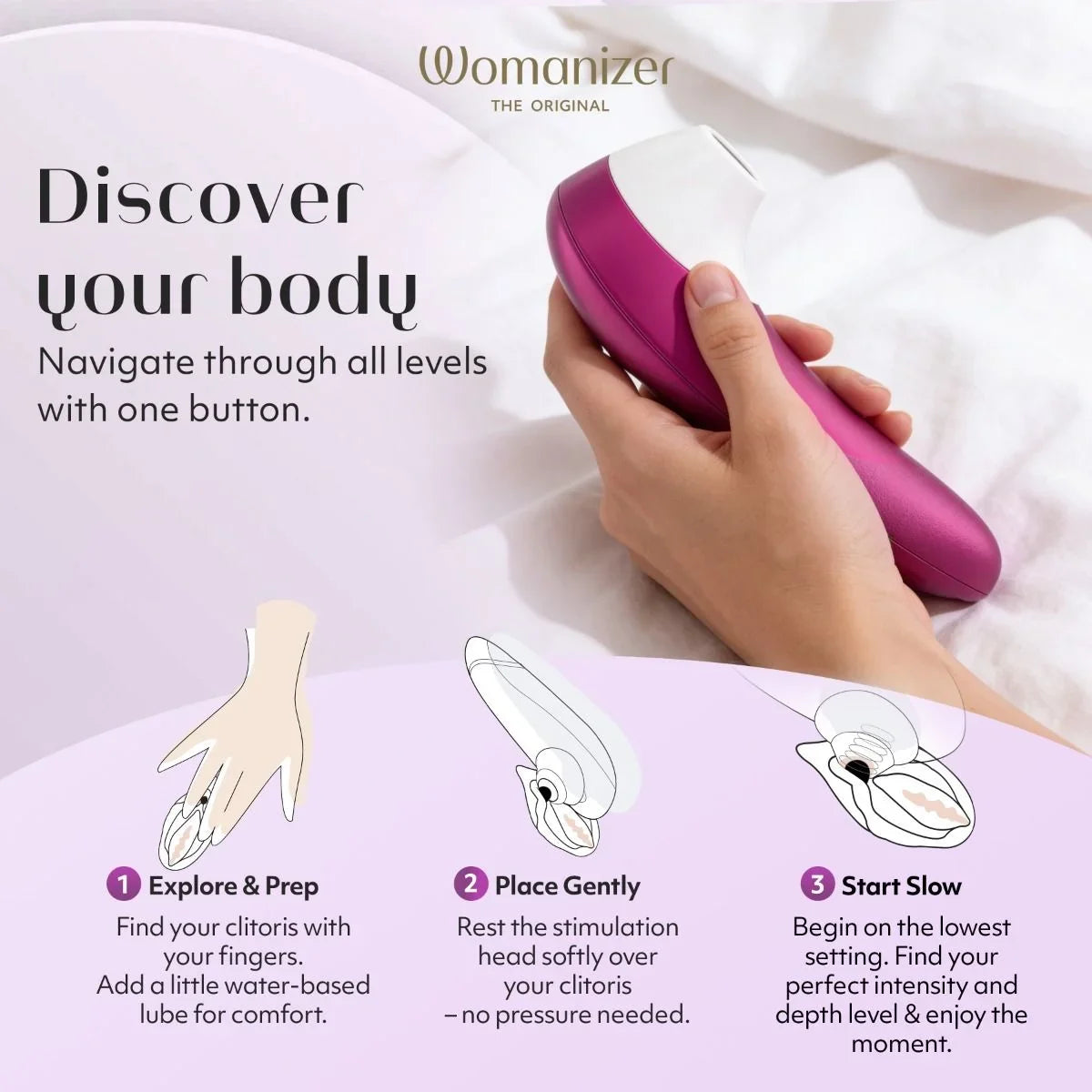Womanizer Pro - Rose vif