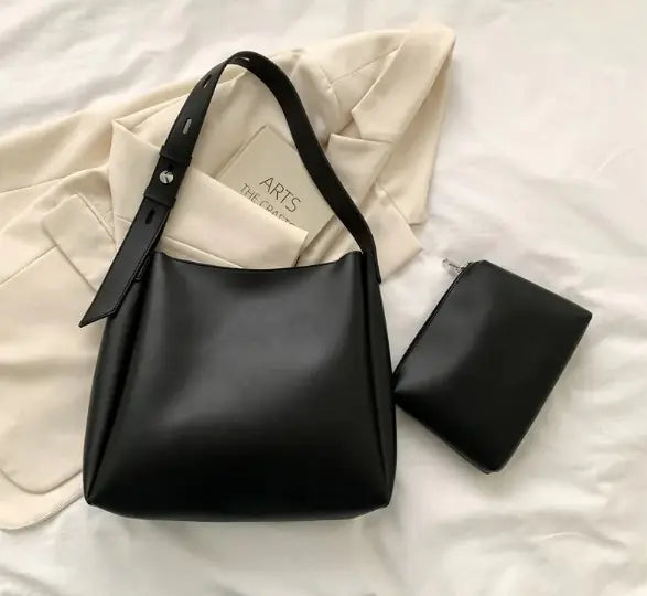 LEFTSIDE Fashion Leather Tote Bag - Roliac