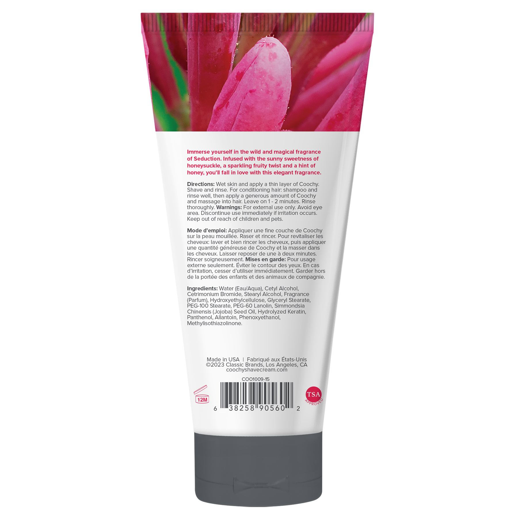 Crema de afeitar Coochy - tubo SEDUCTION 0.5 fl oz | 15 mL