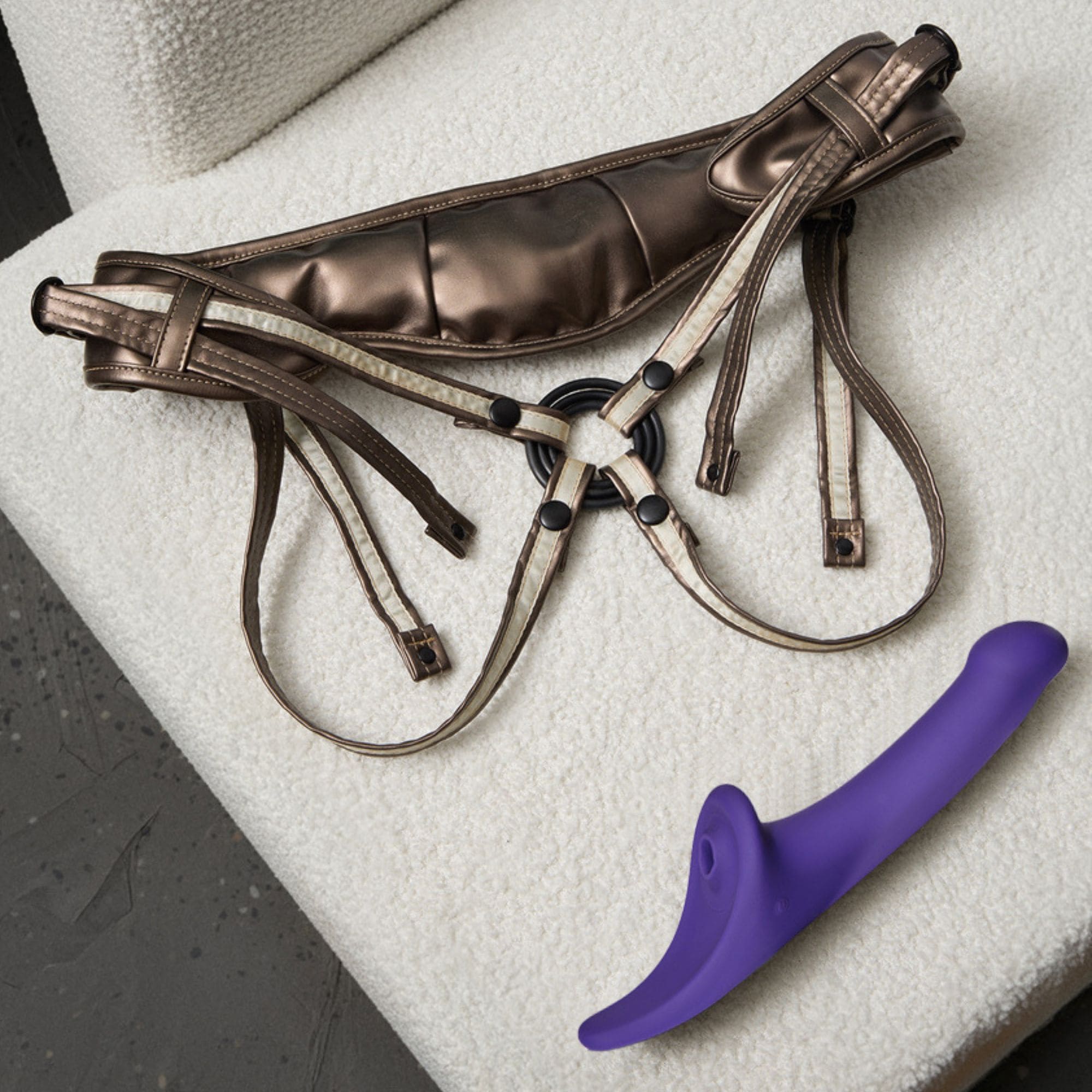 MULTI ORGASM DILDO - L - PURPLE