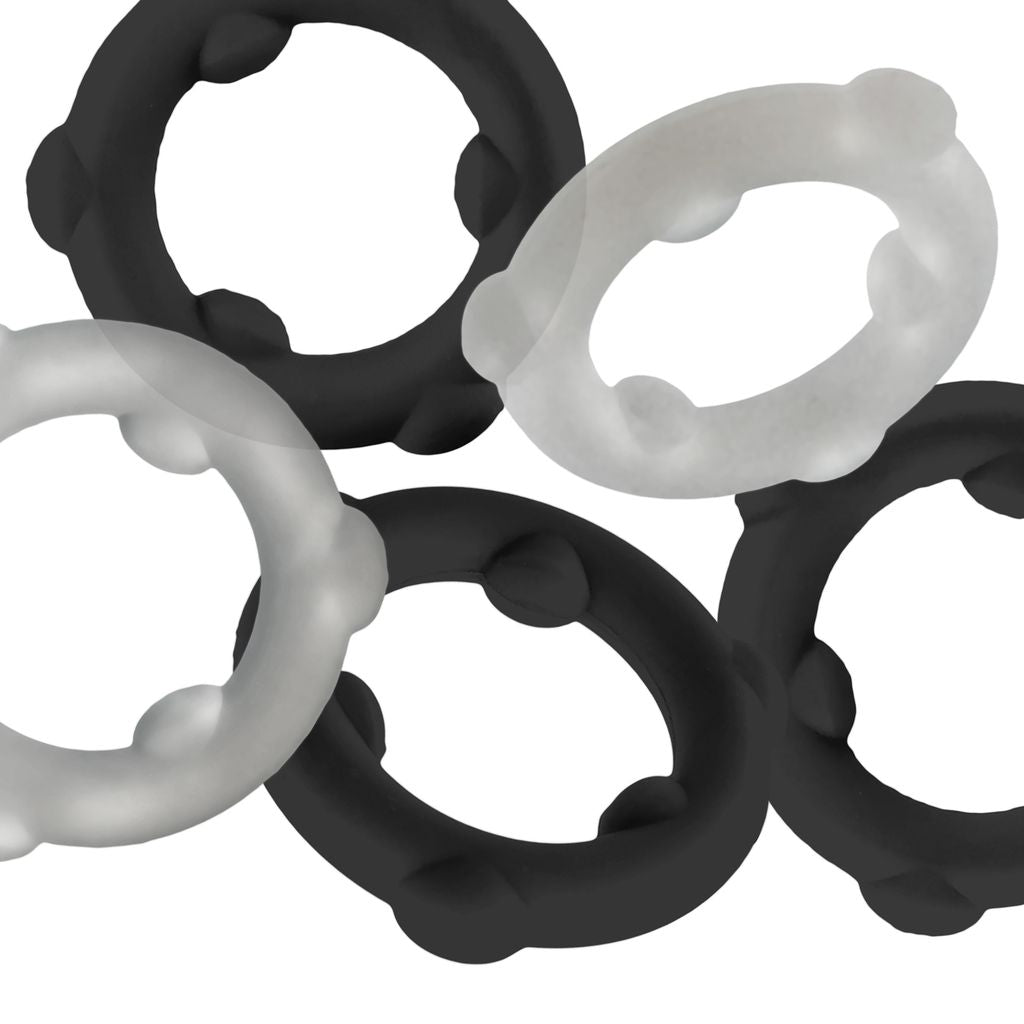 Anneaux Spinner 5 pièces Gearheads Noir/Vapor