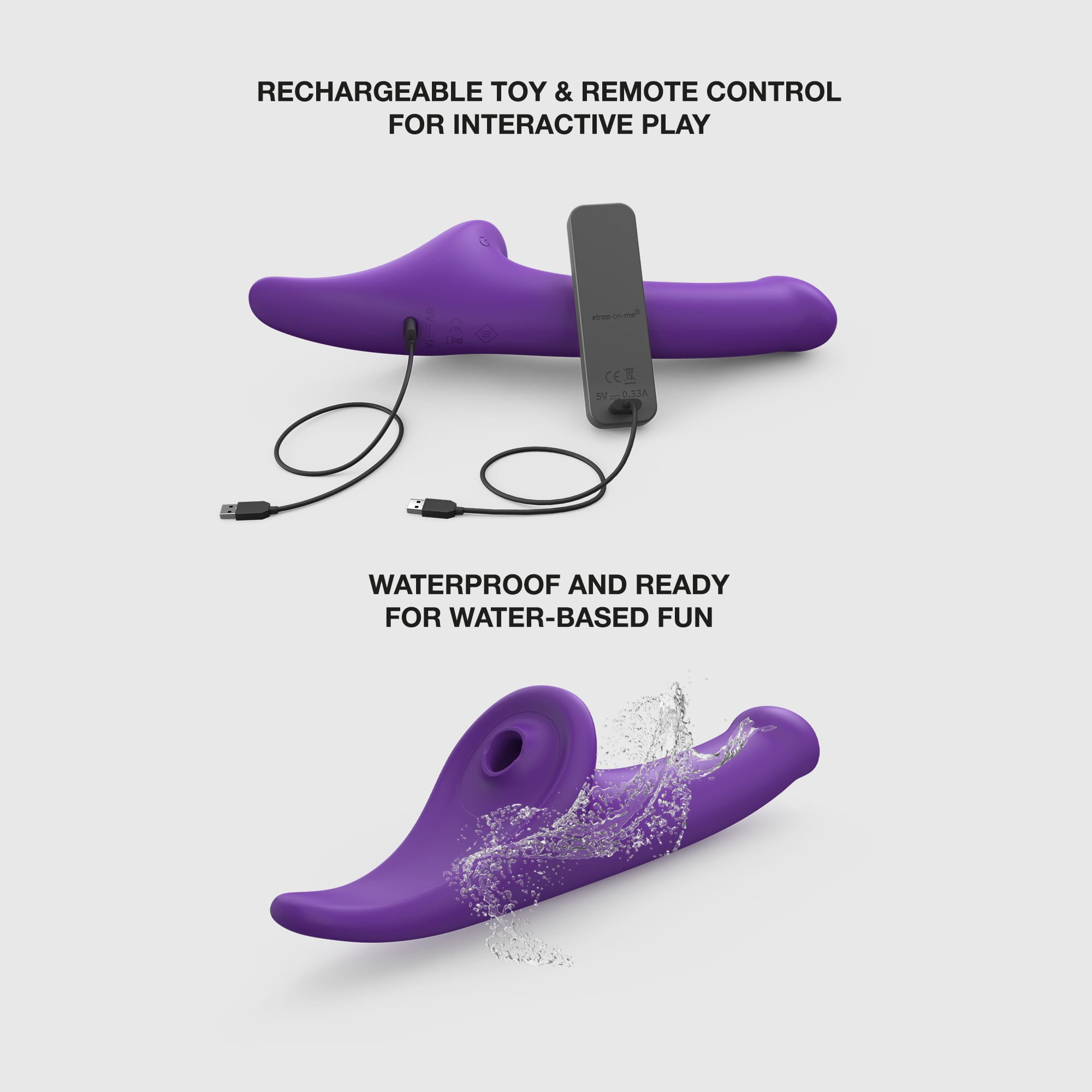 MULTI ORGASM DILDO - M - PURPLE