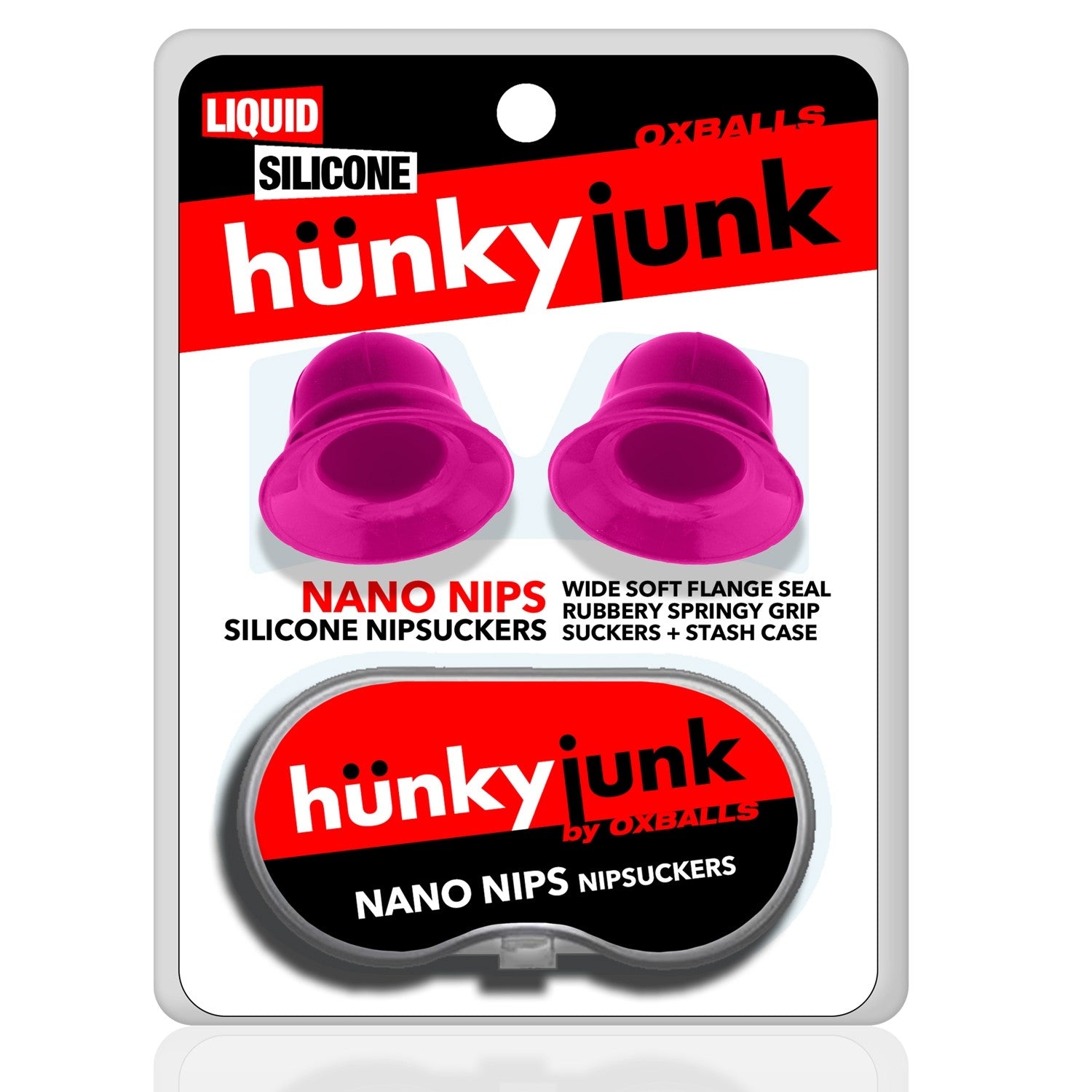 NANO NIPS “just the tip” nipple-nubs PINK  SILICONE - Roliac
