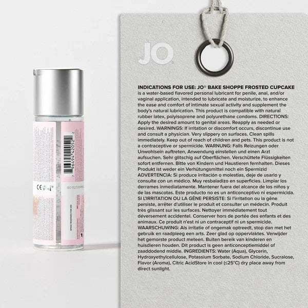 JO Bake Shoppe -  Frosted Cupcake - Lubricant 2 floz / 60 mL