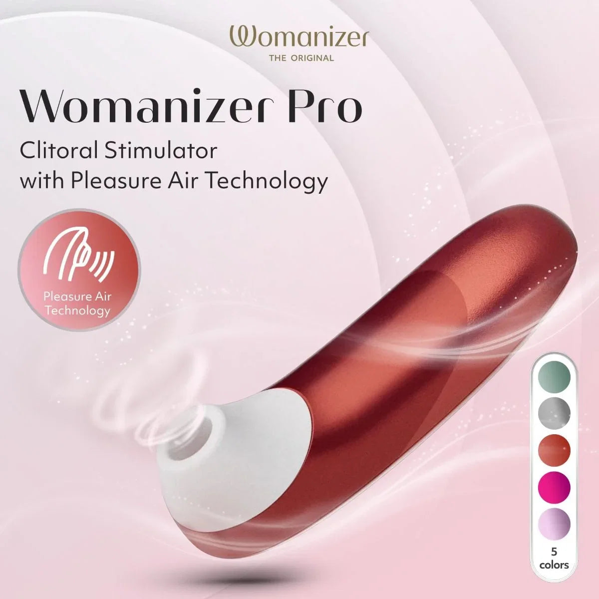 Womanizer Pro - Rouge Bordeaux
