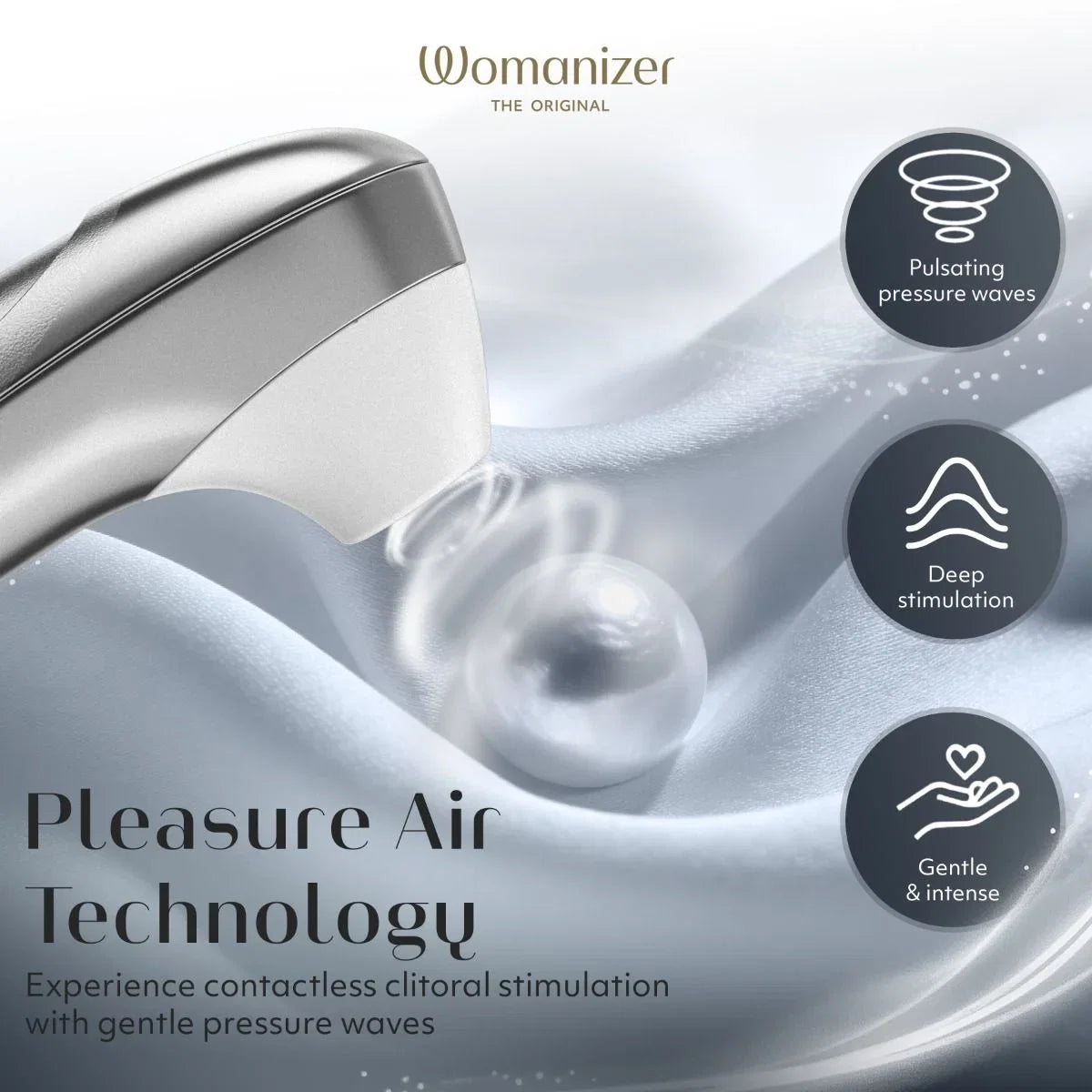 Womanizer Pro - Gris Argenté
