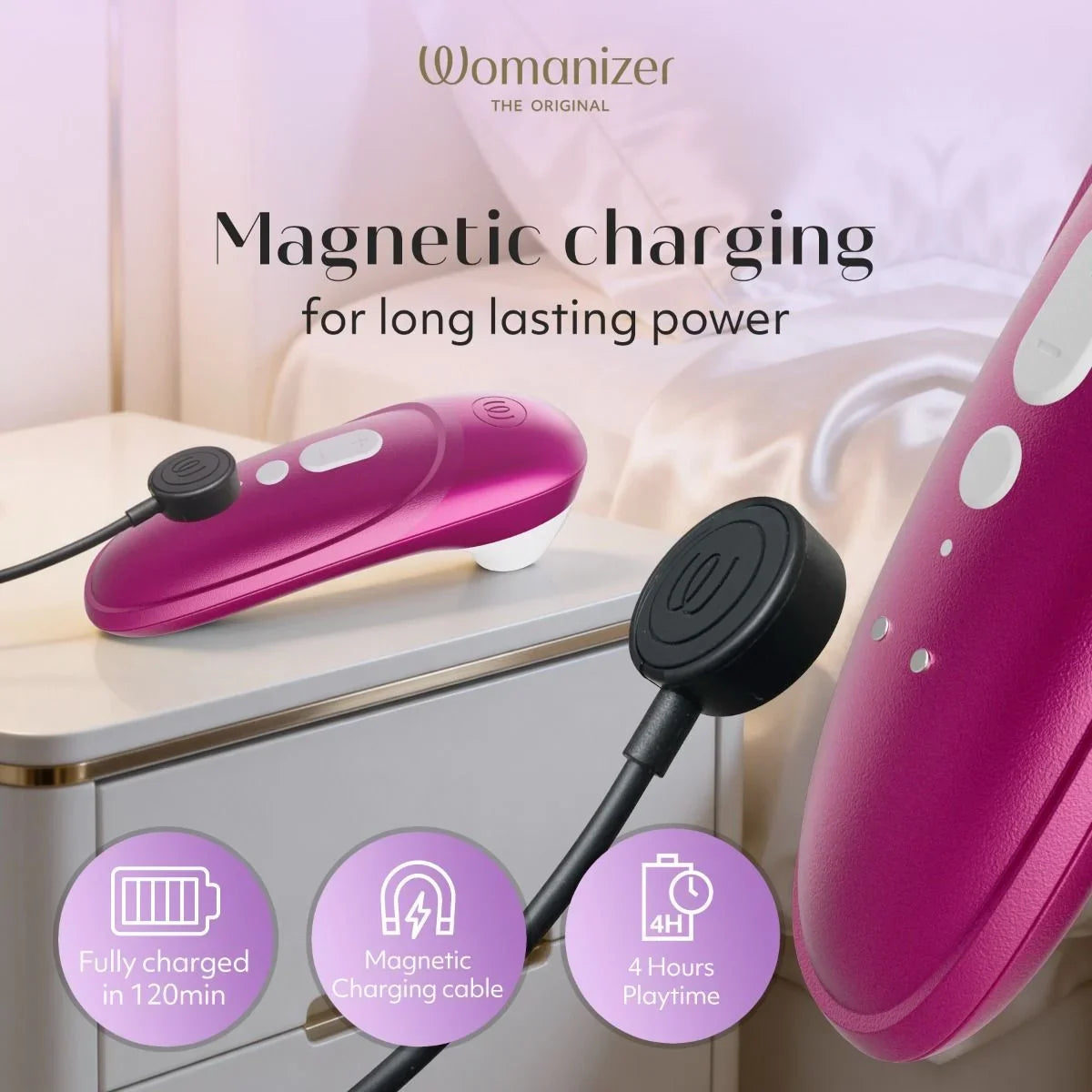 Womanizer Pro - Rose vif