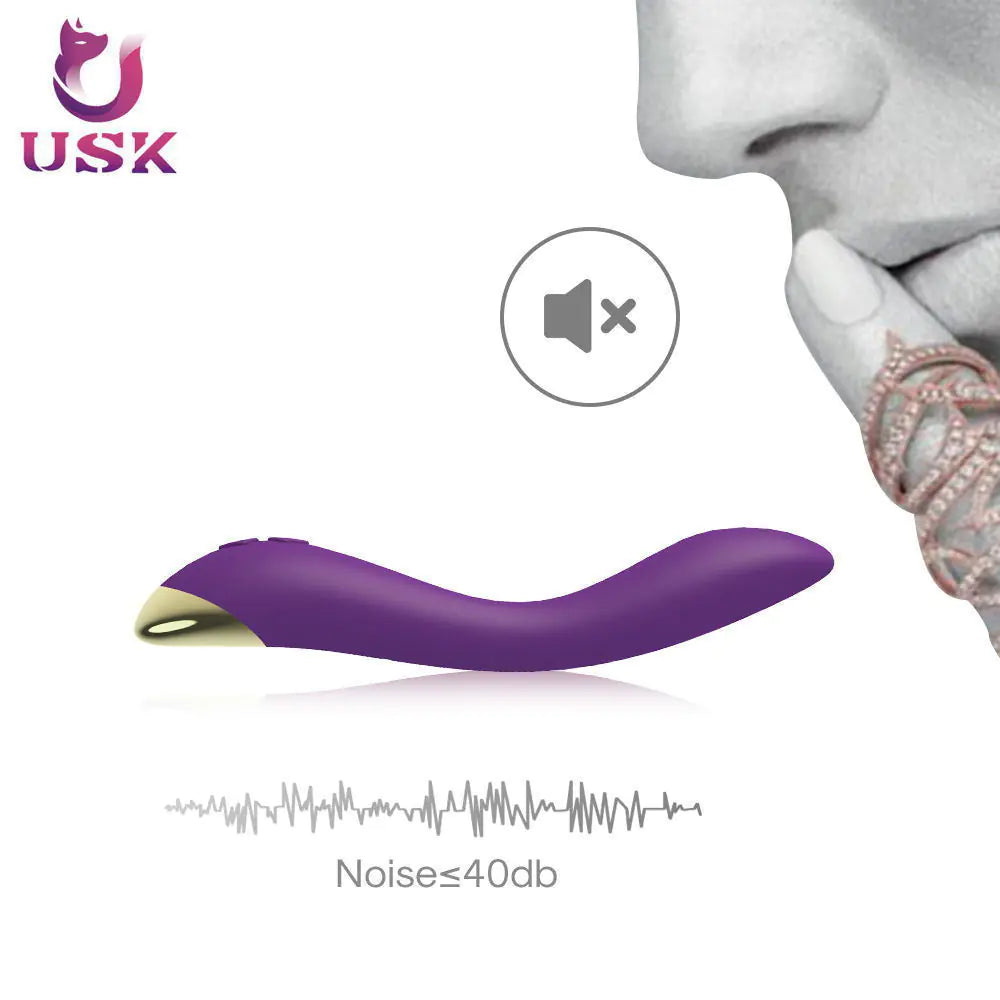 USB Rechargeable Silencer Vibration G-Spot Toy